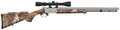 Traditions Buckstalker XT 50 Caliber, Stainless Silver Barrel/Rec, Next Wyld Camo, Includes 3-9x40mm Scope, 1rd - New for 2023 | The Gun Shop