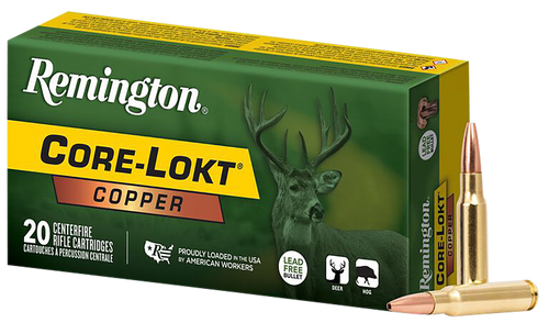 Remington Core-Lokt 308 Winchester, 150gr, Copper Hollow Point, 20rd Box - Ammo | The Gun Shop