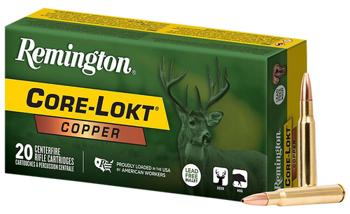 Remington Core-Lokt 30-06 Springfield, 150gr, Copper Hollow Point, 20rd Box - Ammo | The Gun Shop