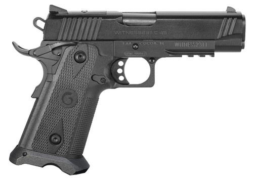 Girsan Witness 2311 45 ACP, 5" Barrel, Black, Checkered Polymer Grip, 11rd - 1911 Guns | The Gun Shop