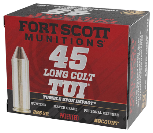 Fort Scott Self Defense 45 Long Colt, 225gr, Solid Copper Spun, 20rd Box - Ammo | The Gun Shop