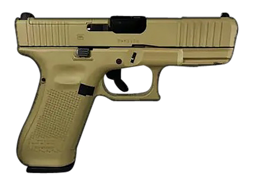 Glock G47 Gen 5 9mm, 4.49" Barrel, Glamour Gold Cerakote, 17rd - Exclusive Guns | The Gun Shop