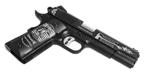 Fusion Reaction Firefighter Tribute .45 ACP, 5" Barrel, Black, 8rd - 1911 Guns | The Gun Shop