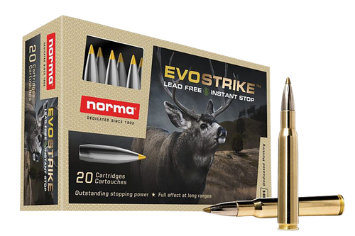 Norma Hunting Evostrike 30-06 Springfield, 139gr, Polymer Tip Boat Tail, 20rd Box - Ammo | The Gun Shop
