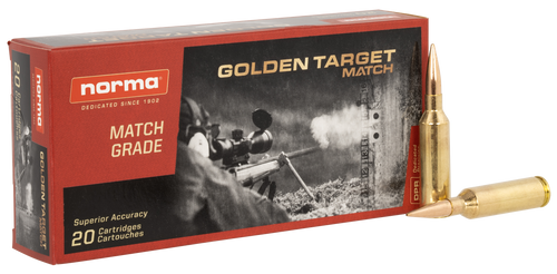 Norma Precision Golden Target 6.5 PRC 143gr, Hollow Point Boat-Tail, 20rd Box - Ammo | The Gun Shop