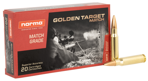 Norma Golden Target Match .308 Win, 168gr, Boat-Tail Hollow Point, 20rd Box - Ammo | The Gun Shop