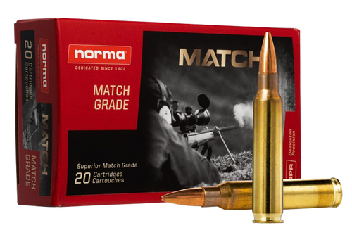 Norma Golden Target Match 223 Remington, 77gr, Hollow Point Boat-Tail, 20rd Box - Ammo | The Gun Shop