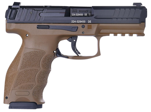 HK VP9 9mm, 4.09" Barrel, Flat Dark Earth, Optic Ready, 17rd - Firearm | The Gun Shop