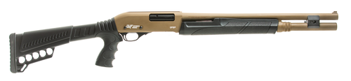 GForce GF2P 12 Ga, 3" Chamber 20" Barrel, Flat Dark Earth, Black Furniture, 7rd - Firearm | The Gun Shop