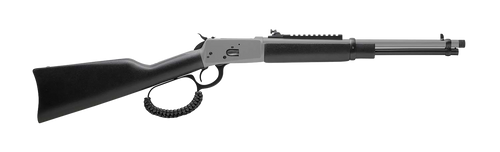 Rossi R92 357 Magnum, 16.5" Threaded Barrel, Sniper Gray, Wood Furniture, 8rd - Firearm | The Gun Shop