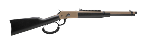Rossi R92 357 Magnum, 16.5" Threaded Barrel, Flat Dark Earth, Black Wood Furniture, 8rd - Firearm | The Gun Shop