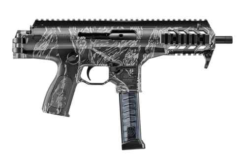 Beretta PMX 9mm, 6.9" Threaded Barrel, Gray and Black Tiger Stripe, 30rd - Beretta | The Gun Shop