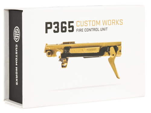 Sig P365 Custom Works Fire Control Unit, 9mm/380 ACP, Titanium Frame & Flat Face Trigger, Fits Sig P365 Parts - Firearm | The Gun Shop