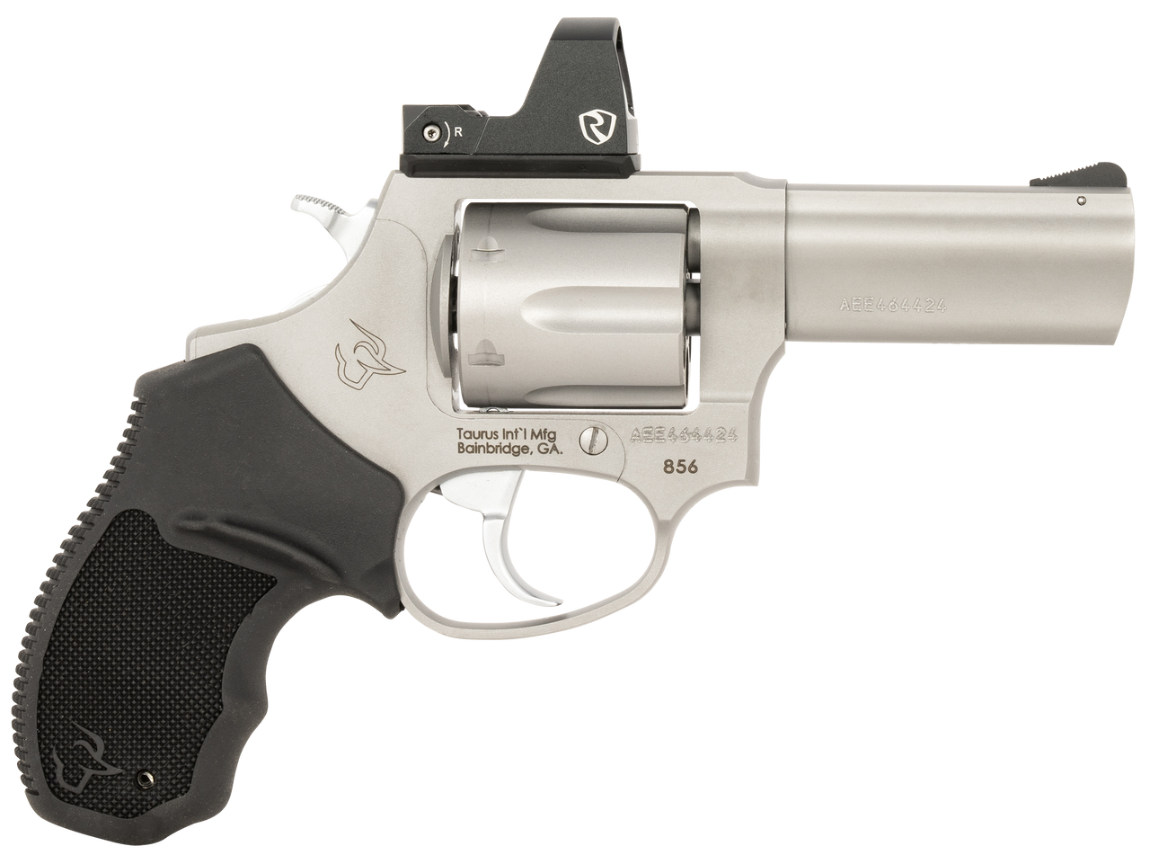 Taurus 856 T.O.R.O. 38 Special, 3" Barrel, Stainless, Optic Ready Frame, Rubber Grip, Riton Red Dot, 6rd - Home Defense Guns | The Gun Shop