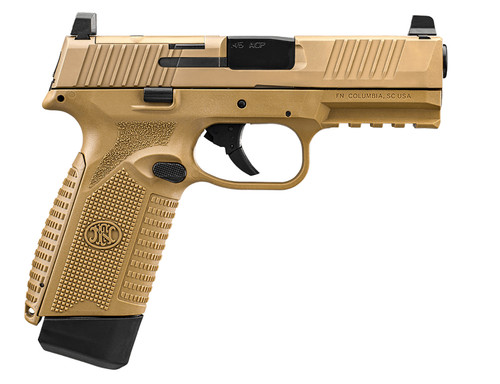 FN 545 MRD 45 ACP, 4.1" Barrel, Flat Dark Earth, Optics Ready, 15rd - Firearm | The Gun Shop