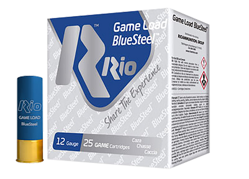 Rio Game Load Blue Steel 12 Ga, 2.75", 1 1/8 oz, 25rd Box - Ammo | The Gun Shop