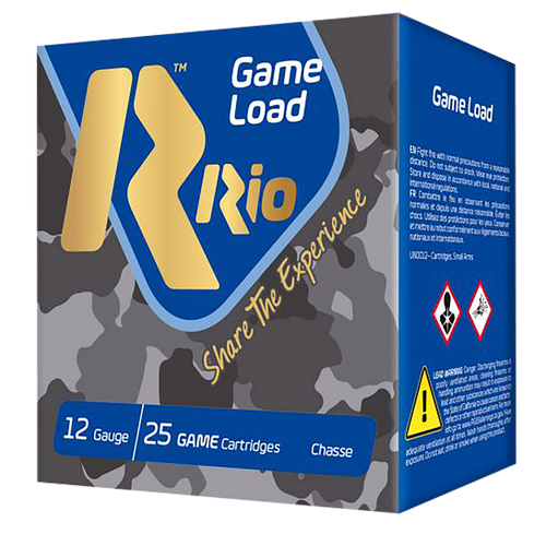 Rio Game Load 12 Ga, 2.75", 1 1/8 oz, 6 Shot, 25rd Box - Ammo | The Gun Shop