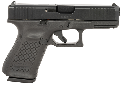 Glock G19 Gen5 MOS 9mm, 4.02" Barrel, Black, Picatinny Rail, 10rd - Concealed Carry Guns | The Gun Shop