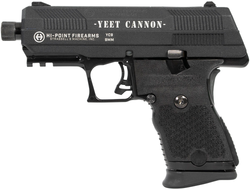 Hi-Point YC9 "Yeet Cannon" 9mm, 4.12" Threaded Barrel, Black, 10rd - Firearm | The Gun Shop