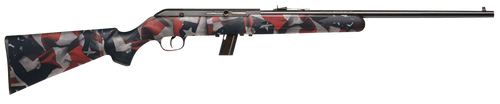 Savage 64F 22 LR, 21" Barrel, American Flag Synthetic, Adjustable Sights, 10rd - Collector Guns | The Gun Shop