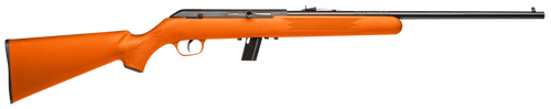 Savage 64F 22 LR, 21" Barrel, Orange Synthetic, Adjustable Sights, 10rd - Firearm | The Gun Shop