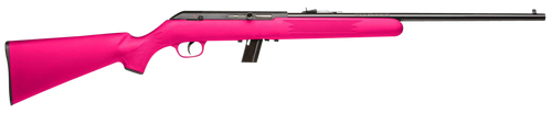 Savage 64F 22 LR, 21" Barrel, Pink Synthetic, Adjustable Sights, 10rd - Firearm | The Gun Shop