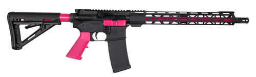 Diamondback DB15 5.56x45mm NATO/223 16" Barrel, Black, Pink Accents, 30rd - Diamondback Firearms | The Gun Shop