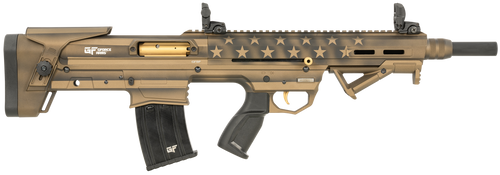 GForce GFBP 12 Ga, 3" Chamber 18.5" Barrel, Bronze USA Flag, 5rd - Firearm | The Gun Shop