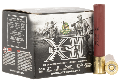 HEVI-Shot 410 Ga, 3", 1/2 oz, Hevi-XII, 5 Shot, 25rd Box - Ammo | The Gun Shop