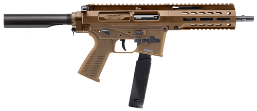 B&T SPC10 9mm, 8.9" Barrel, Coyote Brown, Buffer Tube, Glock Mag Compatible, 30rd - AR-15 Pistols | The Gun Shop
