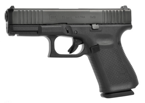 Glock G19 Gen 5 9mm, 4.02" Barrel, Black Cerakote, Exclusive Run, 10rd - Exclusive Guns | The Gun Shop