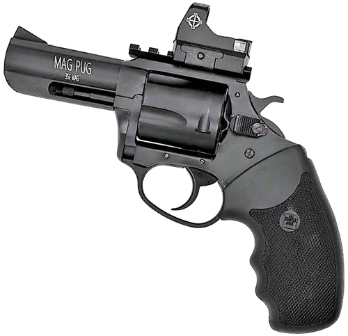 Charter Arms Mag Pug 357 Mag, 3" Barrel, Black, Includes Micro Optic, 5rd - Charter Arms | The Gun Shop