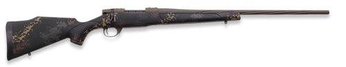 Weatherby Vanguard Talus 223 Remington, 24" Threaded Barrel, Rust Brown/Smoke/Stone Sponge Paint, 5rd - Firearm | The Gun Shop