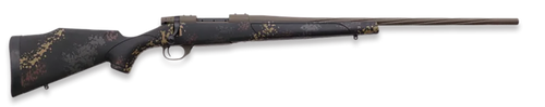 Weatherby Vanguard Talus 243 Winchester, 24" Threaded Barrel, Brown/Smoke/Stone Sponge Paint, 4rd - Firearm | The Gun Shop