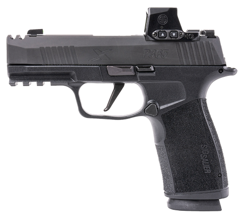 Sig Sauer P365X 9mm, 3.1" Barrel. Black, Romeo-X Optic, 17rd - Firearm | The Gun Shop