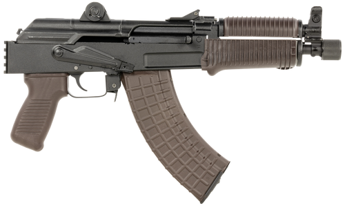 Arsenal SAM7K-56P Limited Edition 7.62x39, 8.5" Barrel, Black, Plum Furniture, Includes Hard Case, 30rd - AK-47 Pistols | The Gun Shop