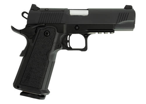 Tisas 1911 Carry DS 9mm, 4.25" Barrel, Black Cerakote, Picatinny Rail, 17rd - 1911 Guns | The Gun Shop