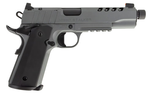 Tisas 1911 Night Stalker 9mm, 5.55" Threaded Barrel, Gray Cerakote, Optic Ready, 8rd - 1911 Guns | The Gun Shop