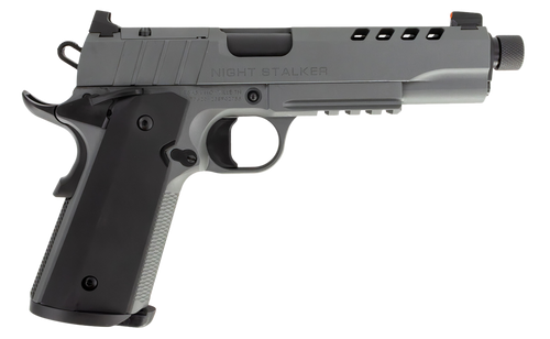 Tisas 1911 Night Stalker 10mm, 5.55" Threaded Barrel, Gray Cerakote, Optic Ready, 8rd - 1911 Guns | The Gun Shop