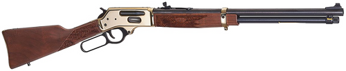 Henry Side Gate 360 Buckhammer, 20" Barrel, Walnut Furniture, Polished Brass Rec, 5rd - Firearm | The Gun Shop