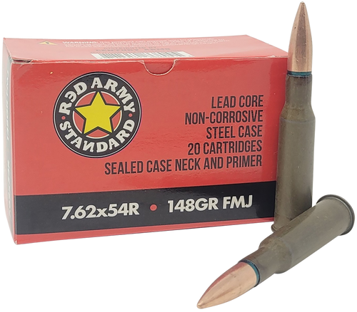 Red Army Standard 7.62x54mm Russian, 148gr, Full Metal Jacket, 20rd Box - Ammo | The Gun Shop