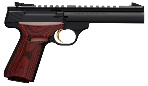 Browning Buck Mark 22 LR, 5.5" Barrel, Black, Cocobolo Grip, 10rd - Browning | The Gun Shop