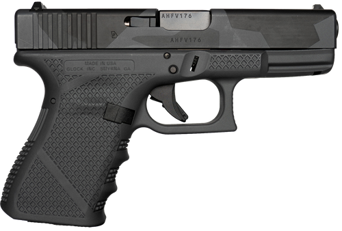 Weapon Works Glock G19 Gen 3 9mm, 4.02" Barrel, Urban Dazzle Grey Mesh Stippling, 15rd - Firearm | The Gun Shop