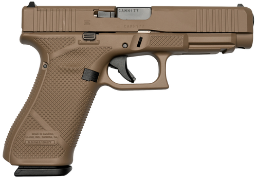 Glock 47 Gen 5 9mm, 4.49" Barrel, Flat Dark Earth, MOS Cut, 17rd - Firearm | The Gun Shop