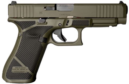Weapon Works Glock 47 Gen 5 9mm, 4.49" Barrel, Olive Drab Green, MOS Cut, 17rd - Firearm | The Gun Shop