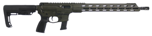 LFA Challenger 9mm, 16" Barrel, M-Lok Hanguard, OD Green, 17rd - 3 Gun Competition | The Gun Shop