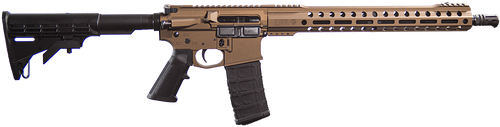 Live Free Battle Rifle Lite 5.56x45mm, 16" Threaded Barrel, Burnt Bronze Cerakote, 30rd - AR-15 Rifles | The Gun Shop