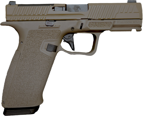 LFA Falcon 9x 9mm, 4" Barrel, Flat Dark Earth, Optics Ready, 17rd - Concealed Carry Guns | The Gun Shop