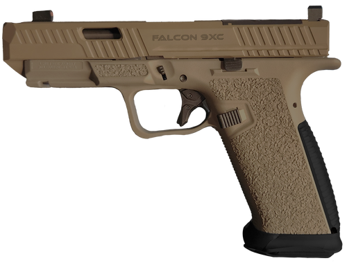 LFA Falcon 9XC 9mm, 4" Barrel, Compact, Optics Ready, Flat Dark Earth, 17rd - Concealed Carry Guns | The Gun Shop