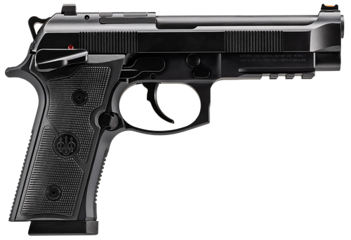 Beretta 92GTS 9mm, 4.7" Barrel, Black Cerakote, Optic Ready, 10rd - Beretta | The Gun Shop